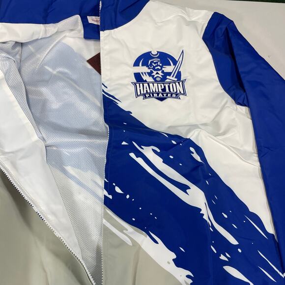 Hampton University Pirates Mitchell & Ness Paintbrush Windbreaker - Picture 7 of 7